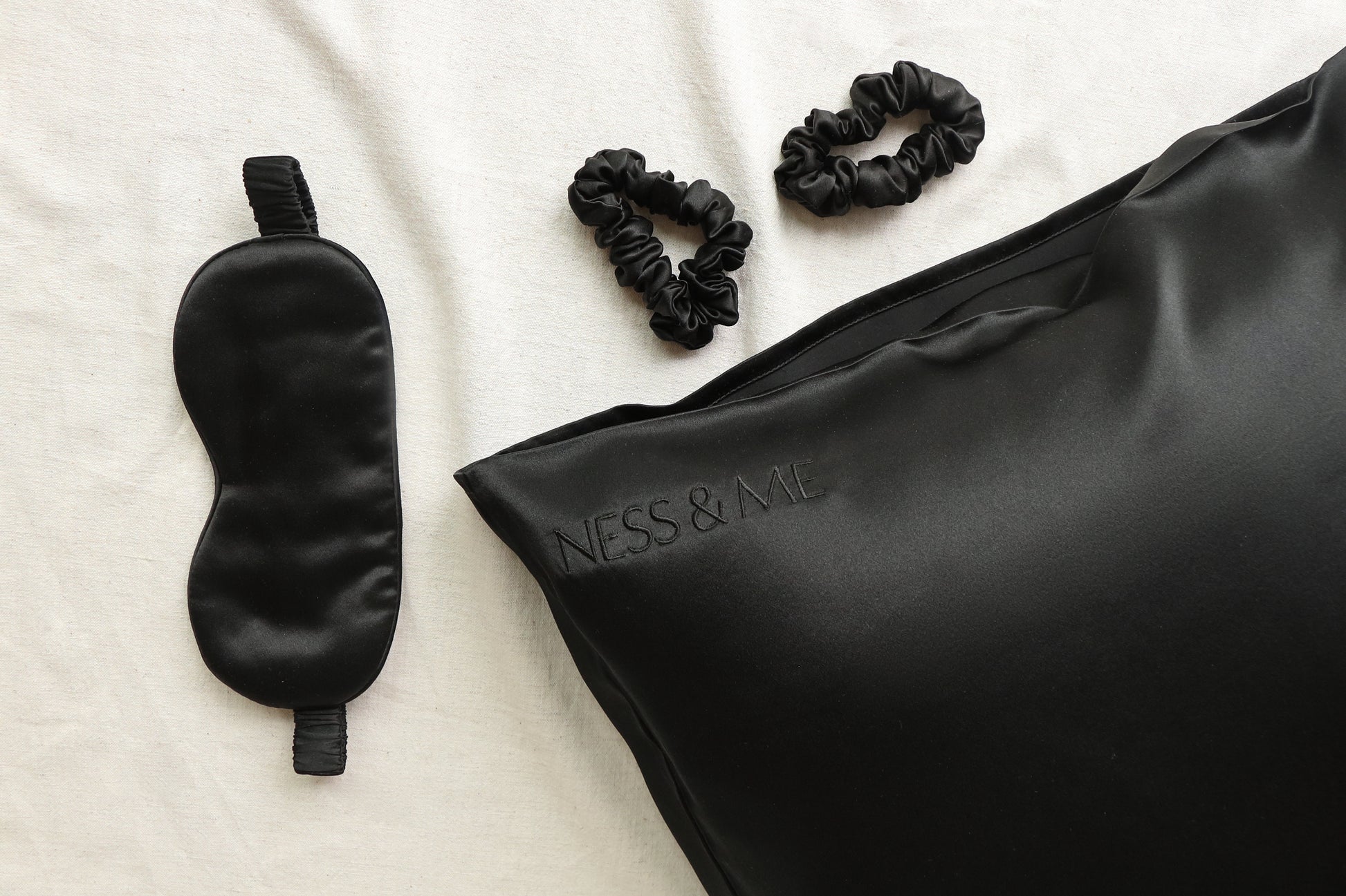 Silk Pillowcase Sleep Set